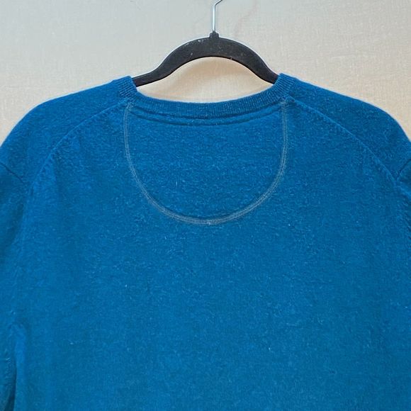 Mc Neal Mens Crewneck Sweater XL Mavericks Blue Merino Wool Cashmere Blend - Picture 6 of 14